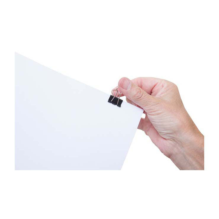 Quantore Paper Clamp Maul Black, 12st.