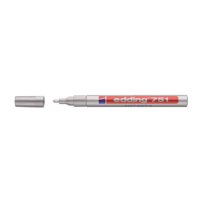 Quantore Filz -Tip Edding Lakmarker Silber