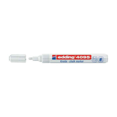 Quantore Kreidemarker Edding White, 2st.