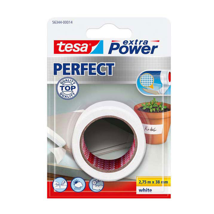 Quantor Reparaturband Tesa Extra Power Perfect White