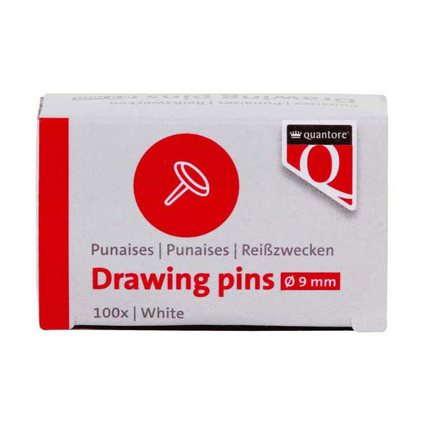 Quantore Pinnnadeln Silber, 100 Stk.