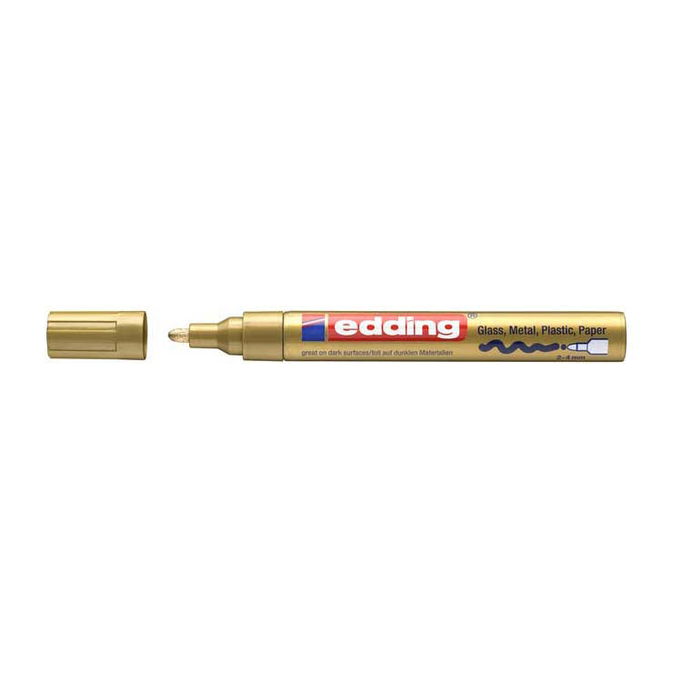 Quantore Filz -Tip Edding Lakmarker Gold