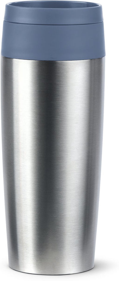 Tefal Bludrop – Thermosflasche – 0,36 l – blau – kompakt – auslaufsicher – für heiße und kalte Getränke geeignet