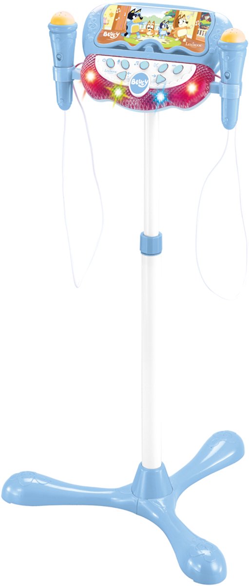 Lexibook Bluey verstellbarer Ständer mit 2 Mikrofonen mit Spracheffekten, Beleuchtung, Lautsprecher, Bluetooth