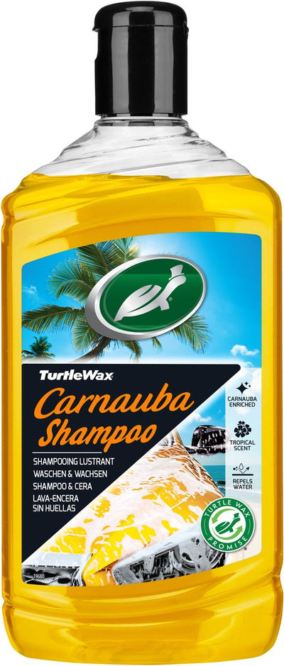 Turtle Wax Carnauba-Waschwachs – innovative Mischung aus Tensiden und Carnaubawachs – sorgt für eine Schutzschicht – zusätzlicher Glanz – pH-Wert ausgeglichen – 500 ml