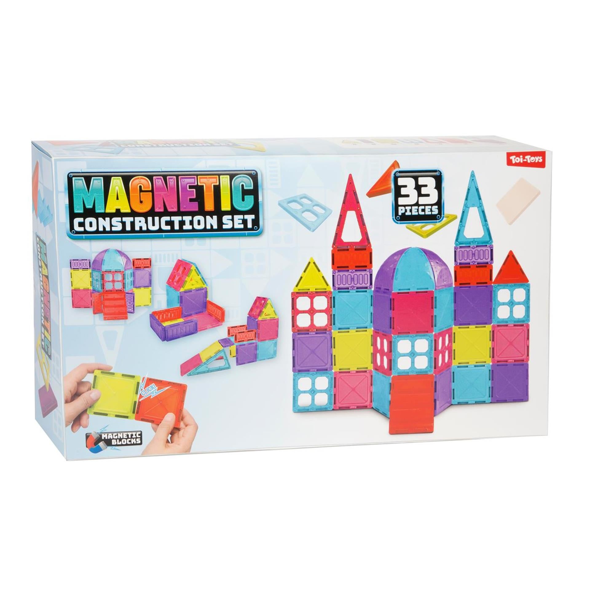 Toi-toys Bauset Magnettafeln, 33-teilig.
