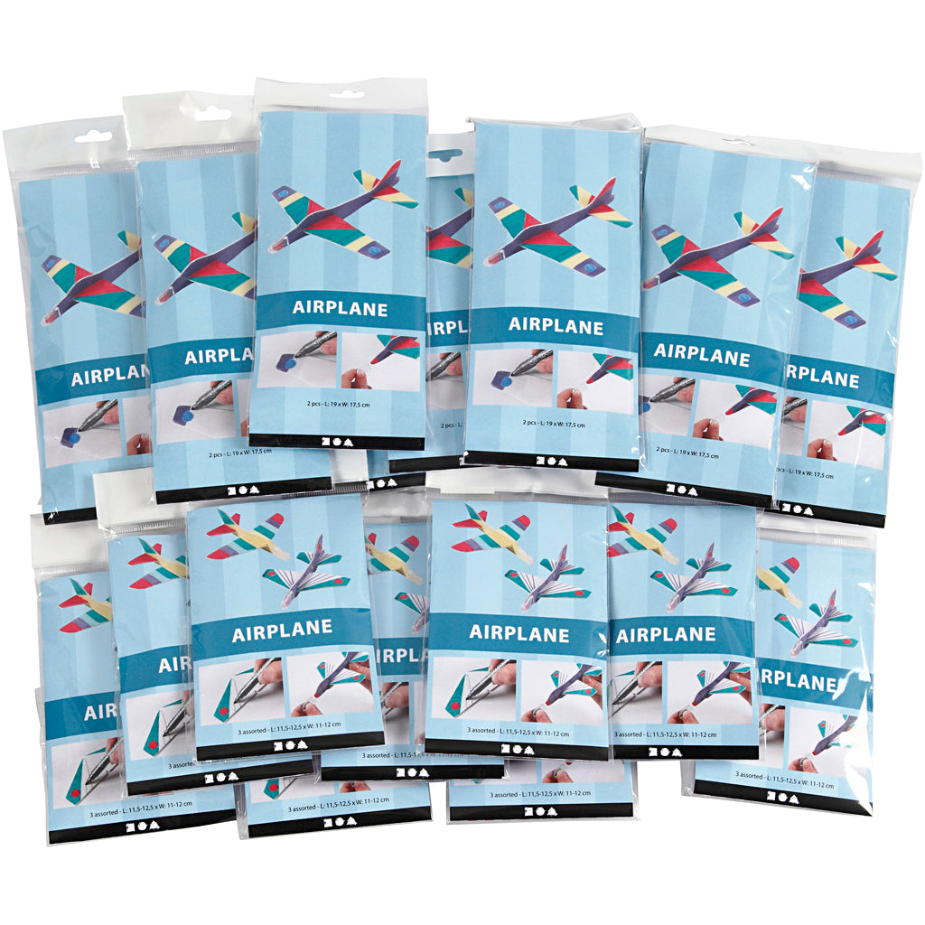 Creativ Company Foam Planes Weiß, 50..