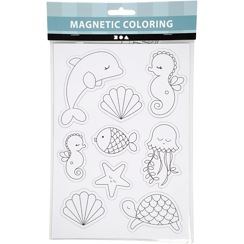 Creativ Firmenmagnete, Meeresfiguren, Blatt 14,85x21, 1 Blatt