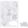Creativ Firmenmagnete, Meeresfiguren, Blatt 14,85x21, 1 Blatt