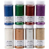 Creativ Company Bio Sparkles, verschiedene Farben, 8x140 ml 1 Box