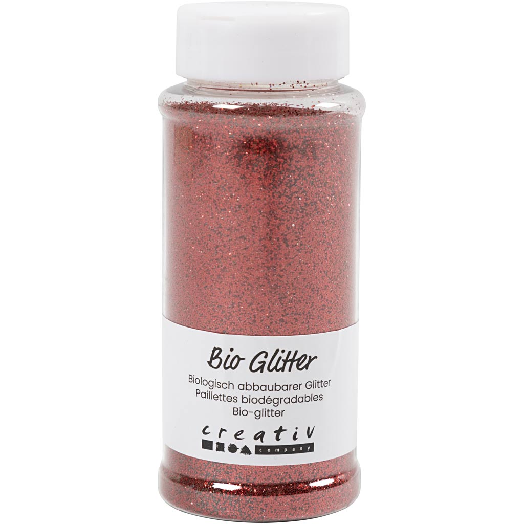 Creativ Company Bio Sparkles, rot, 140 ml 1 Box
