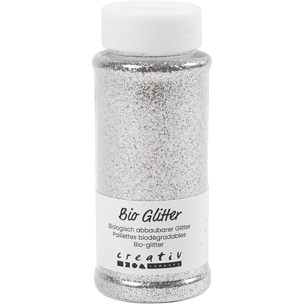 Creativ Company Bio Sparkles, Silber, 140 ml 1 Box
