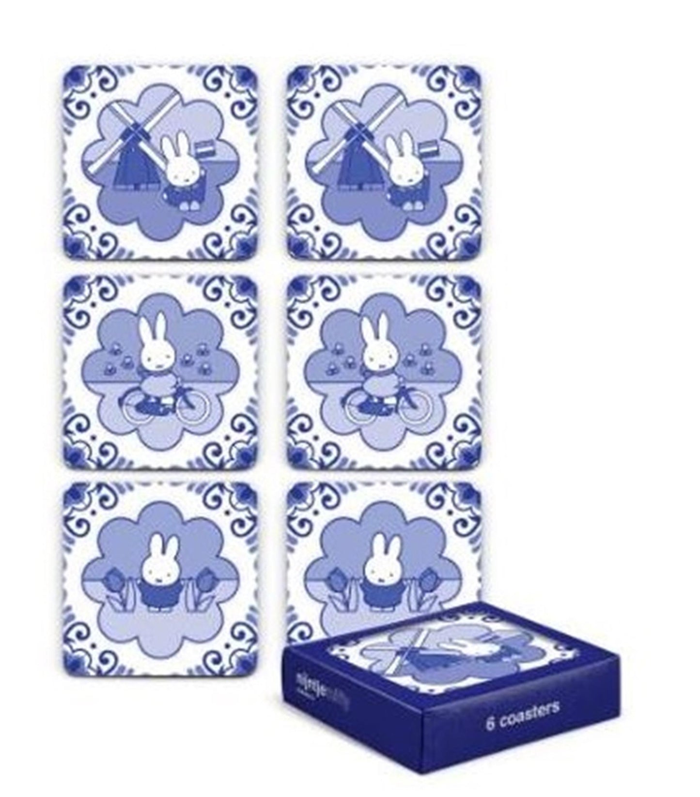 Miffy Untersetzer Souvenirmühle 6 Stk