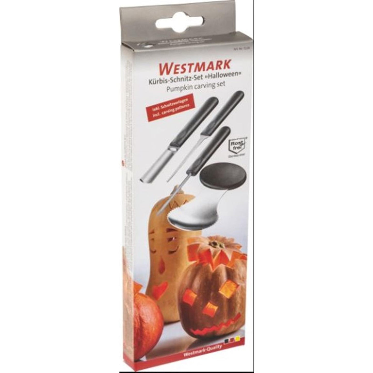 Westmark Kürbisschnitzset 4-teilig