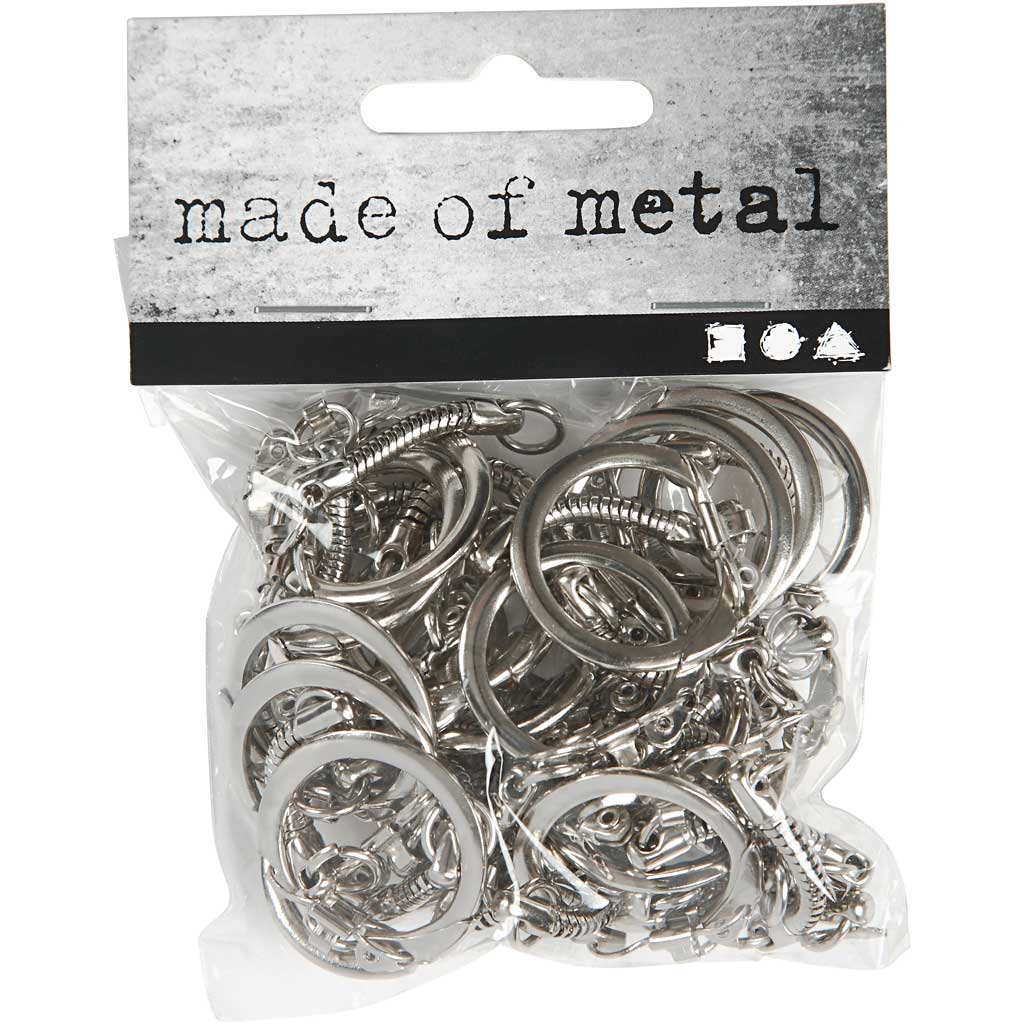 Kreativunternehmen Key Ring mit Kette, 25st.