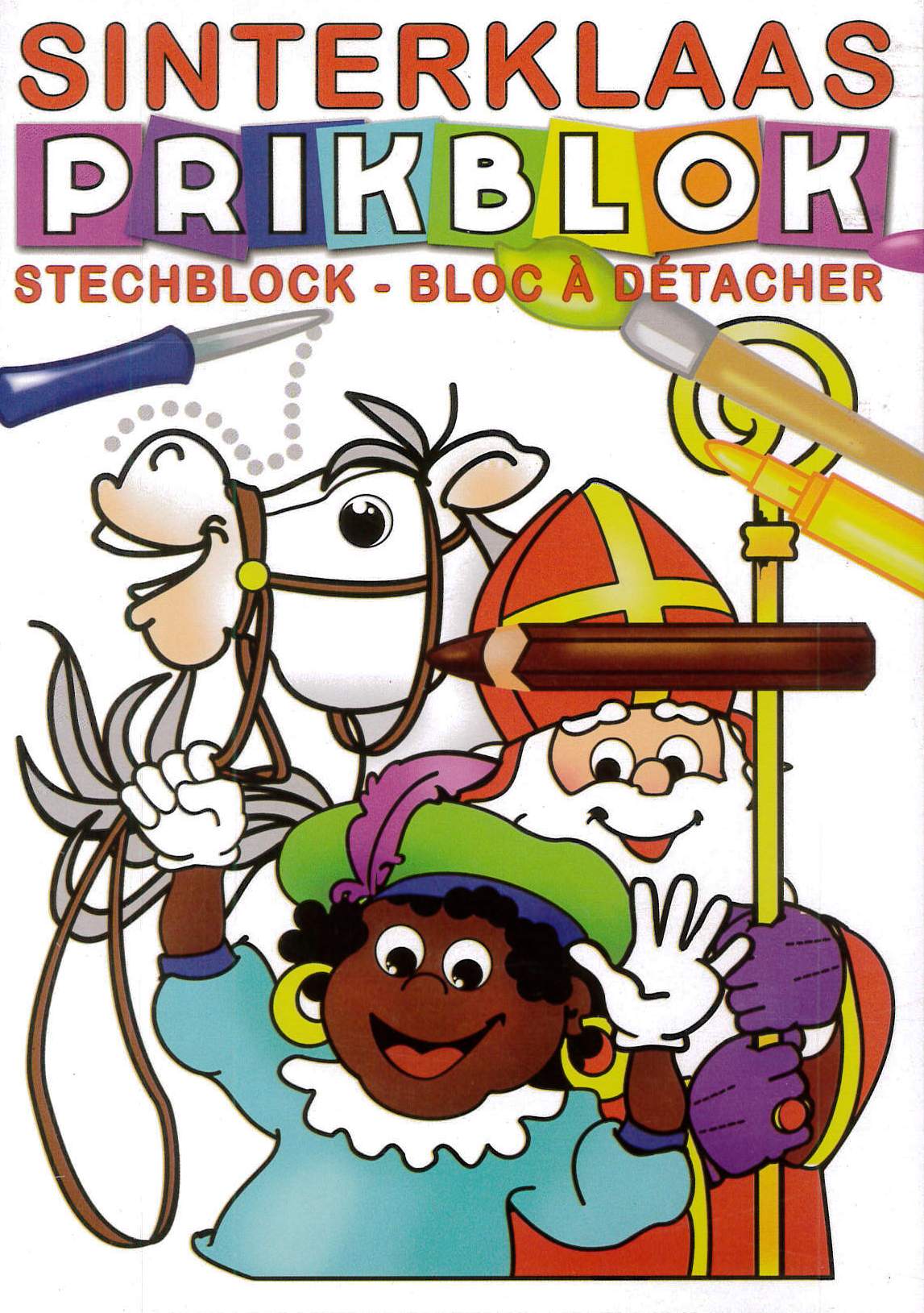 Sinterklaas -Punktionsblock mit Nadel- und Pierce -Kissen.