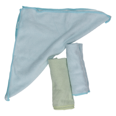 Starbright 1074492 – Mikrofaser-Recycling-Schusstuch 30 x 30 cm, 250 g qm, 3 Stück | 6 Stück