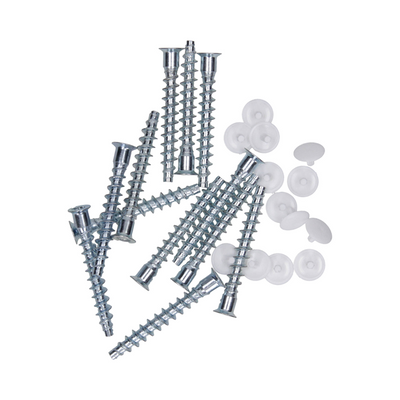 Mack 1075810 - 12 Möbelschrauben 6-kant Sechskant 7 x 50mm | 10 Stück