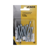 Mack 1075810 - 12 Möbelschrauben 6-kant Sechskant 7 x 50mm | 10 Stück