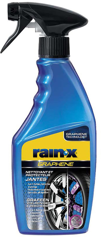 Rain-x Graphene Wheel Cleaner Protector – reinigt, glänzt und schützt – säurefrei – 500 ml