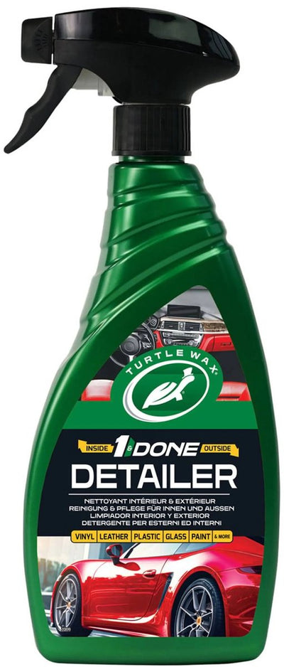 Turtle Wax 1 Done Detailer – ultimative All-in-One-Lösung – Glanz schützt – sicher in der Anwendung – 500 ml