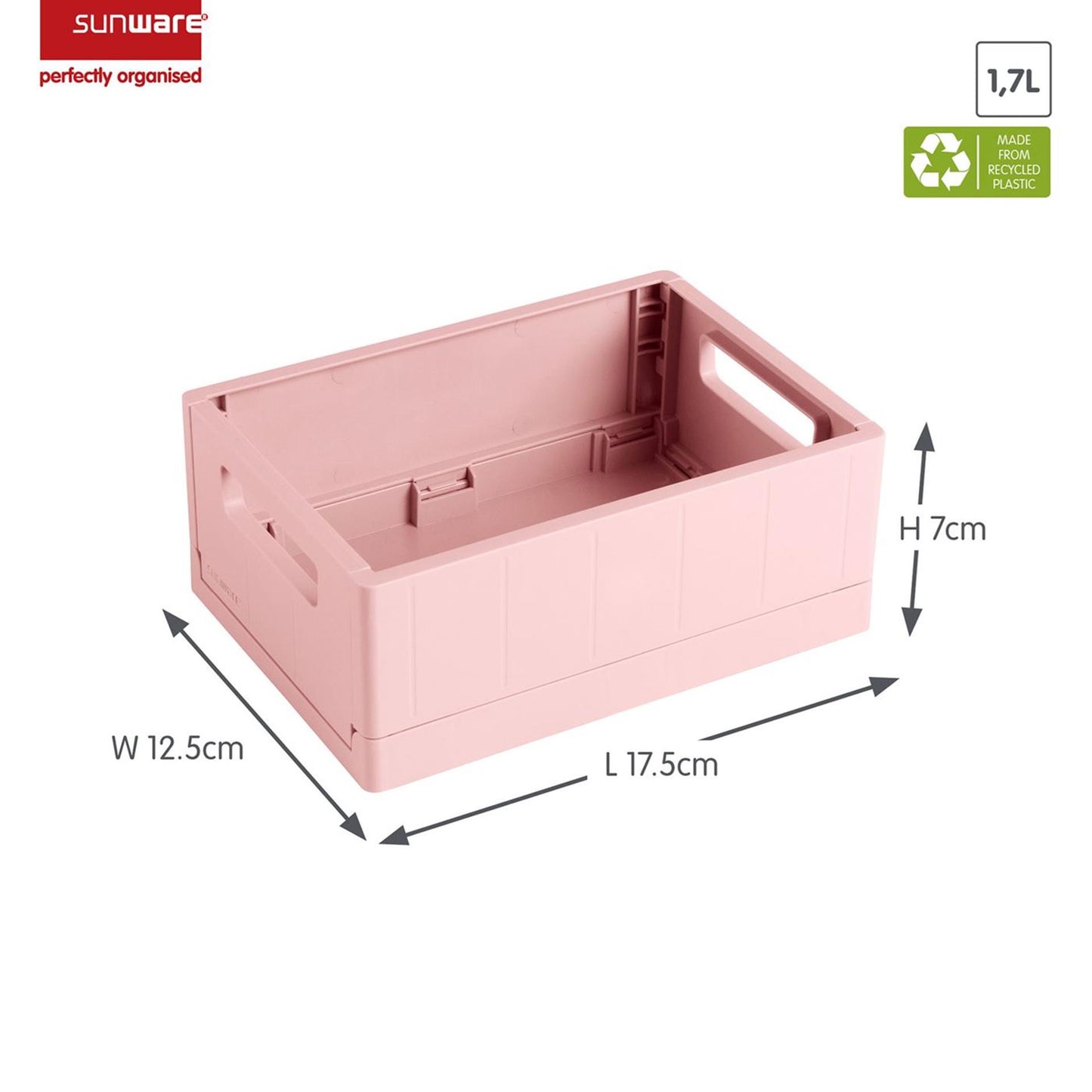 Sunware Sigma Home Faltkiste 1,7l rosa