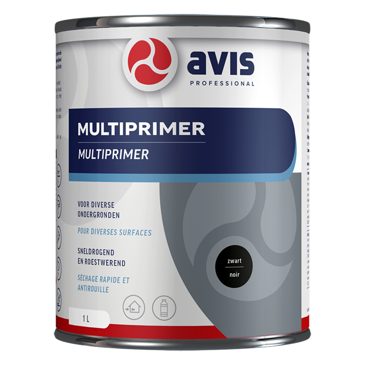 Avis Professional 1074388 – Avis Multiprimer Schwarz 1lt | 1 Stk