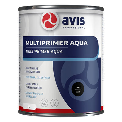Avis Professional 1074386 – Avis Multiprimer Aq. zwart 1lt | 1 Stk