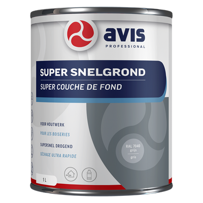 Avis Professional 1074390 – Avis Fast Ground GR RAL7040 1lt | 1 Stk