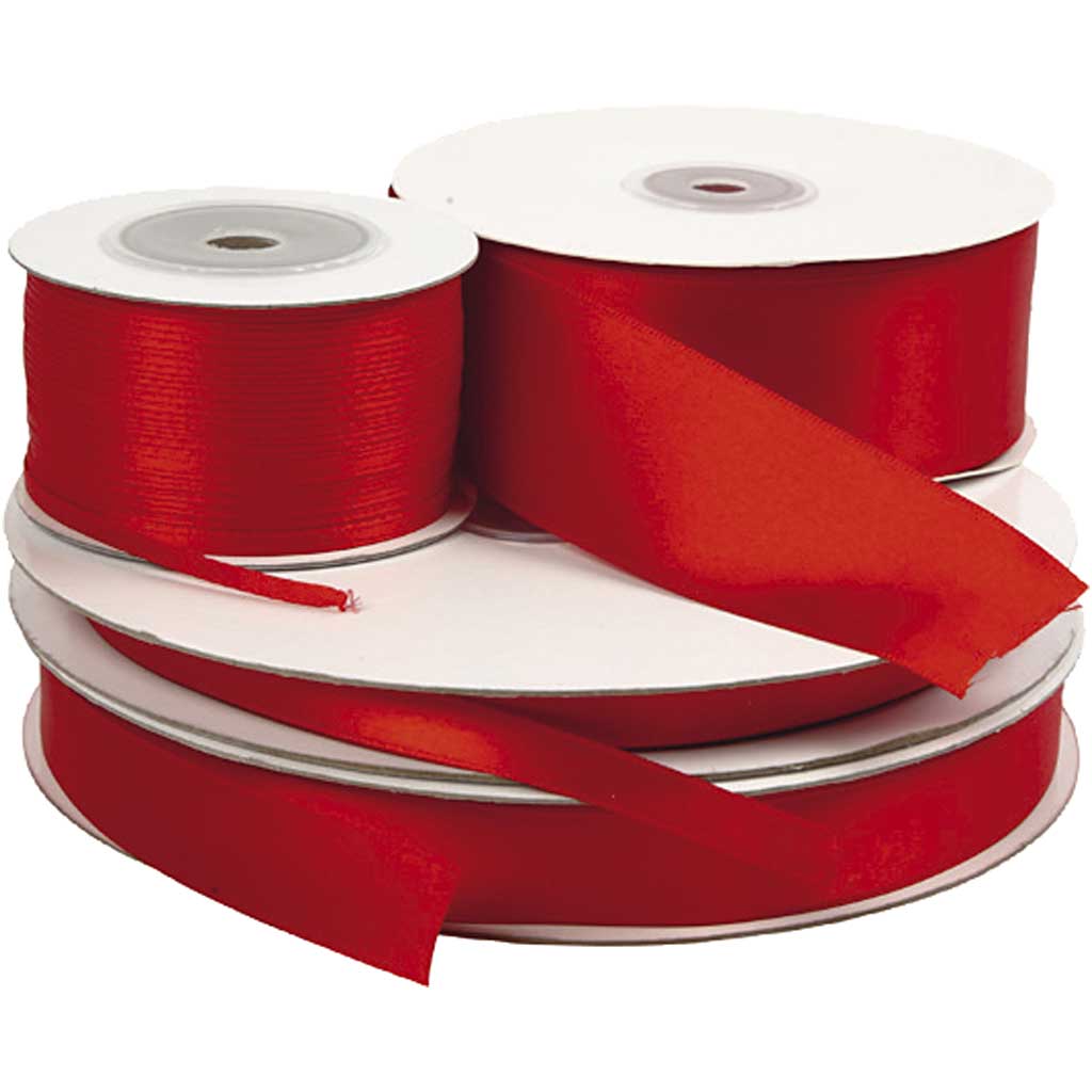Creativ Company Satin Ribbon Rot, 100 m