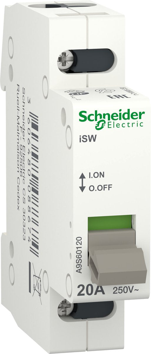 Schneider Electric A9S60120 Belastbarer Trennschalter 20 A 250 V