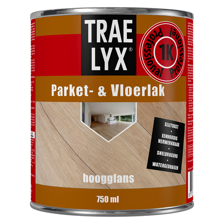 Trae-lyx 1074344 – tl Parkettbodenlack hgl 750 m | 1 Stk