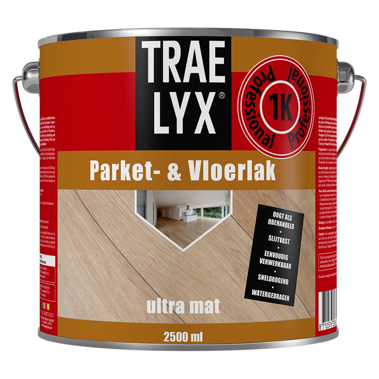 Trae-lyx 1074351 – tl Parkettbodenlack U-mat 2,5lt | 1 Stk
