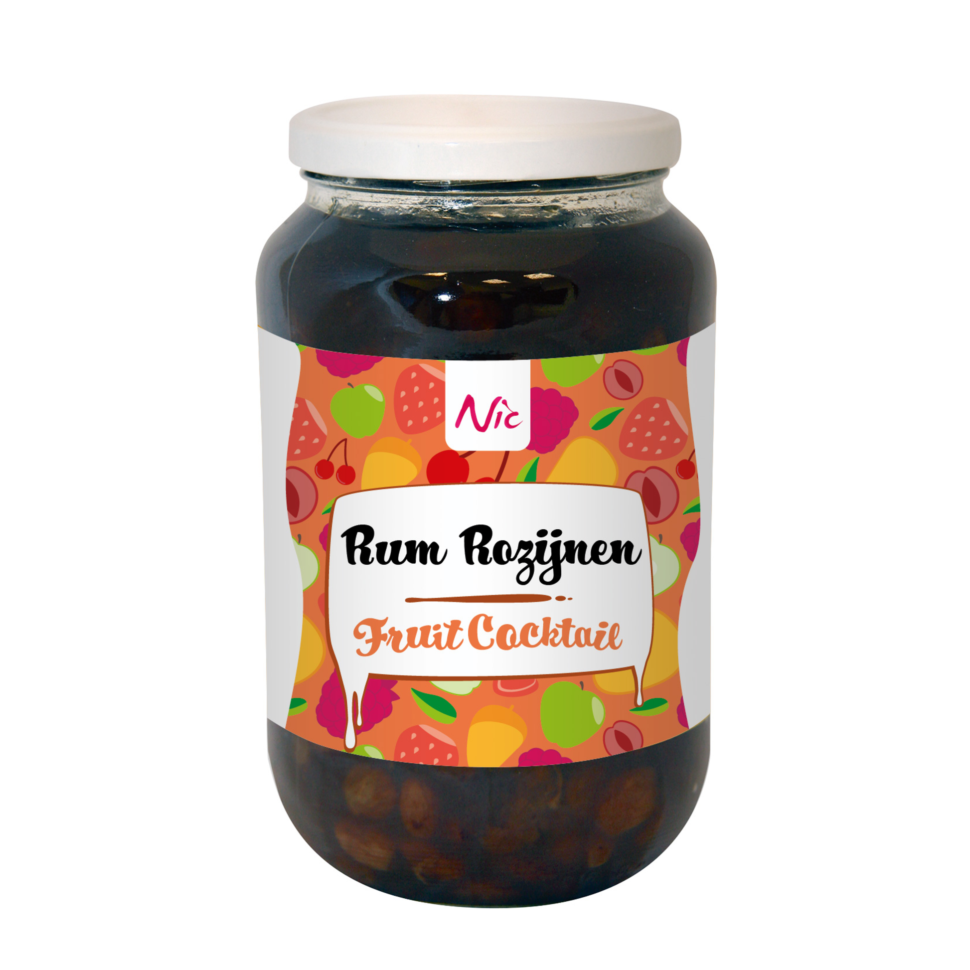 Nic-Rum-Rosinen im dicken Sirupglas (1,15 kg)