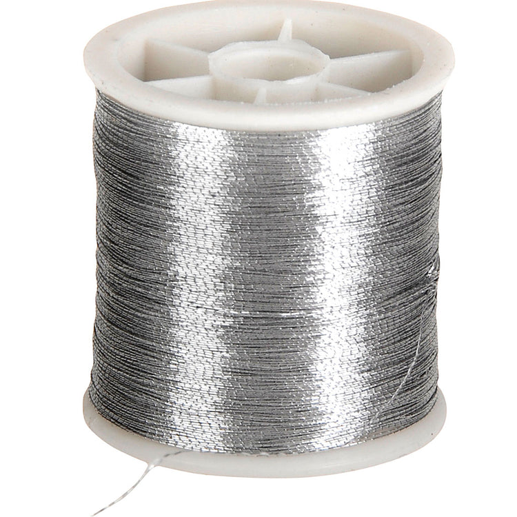 Creativ Company Nähgarn, Stärke 0,15 mm, Silber, 100 m 1 Rolle