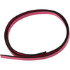 Creativ Firmenband aus Kunstleder, B: 10 mm, Stärke 3 mm, rosa, 1 m 1 Box