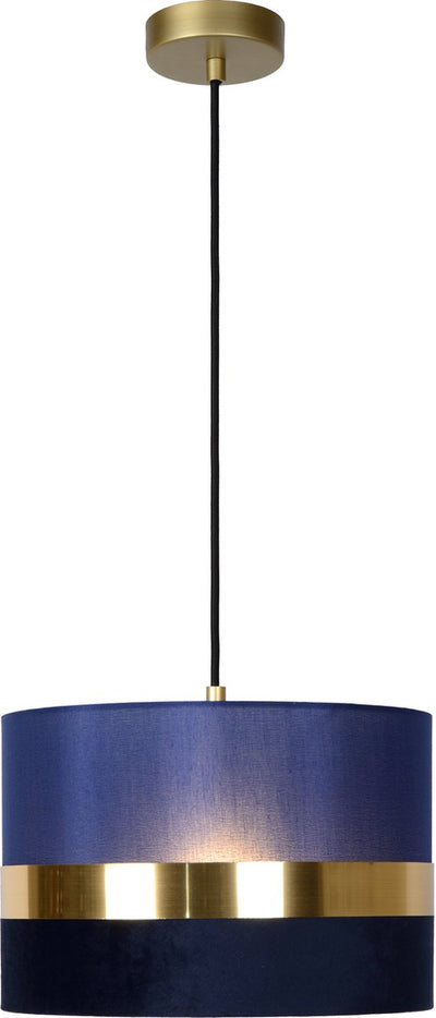 Lucide Extravaganz zwischen - Hängelampe - ø 30 cm - 1xe27 - blau