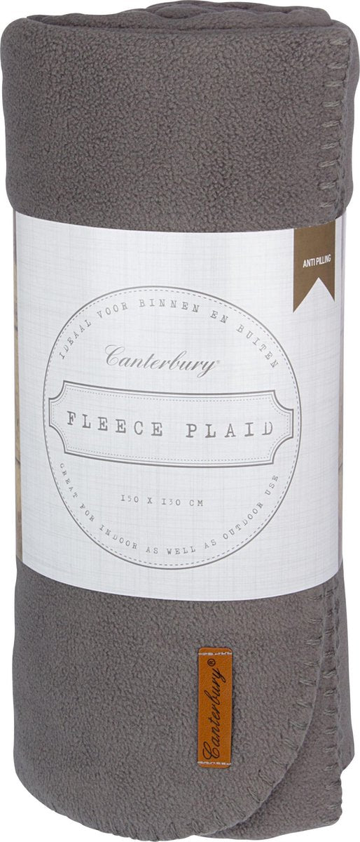 Canterbury-Karo-Fleece – gemütlich – Grau