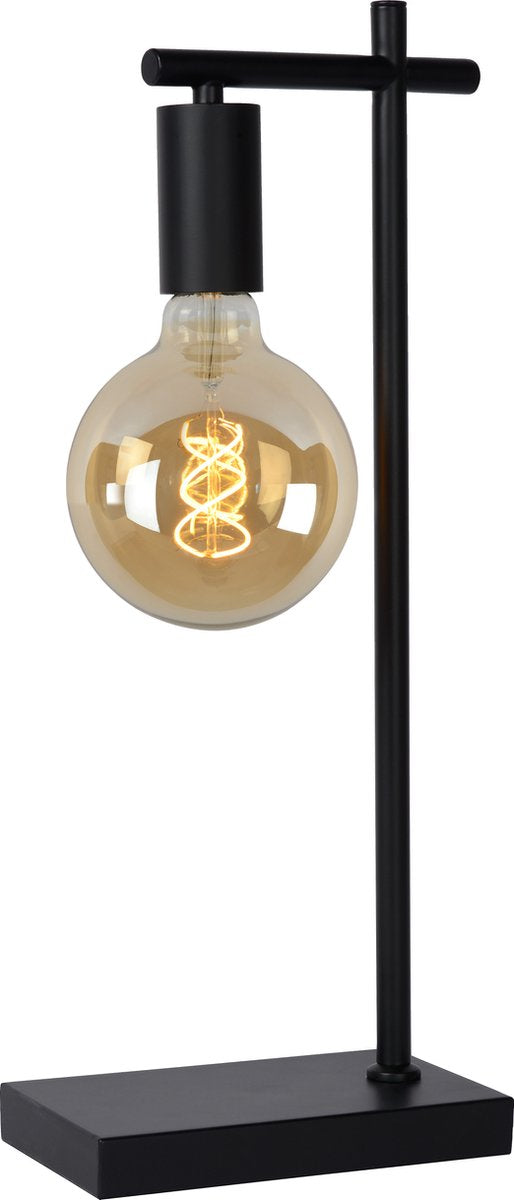 Lucide Leanne - Tischlampe - 1xE27 - Schwarz