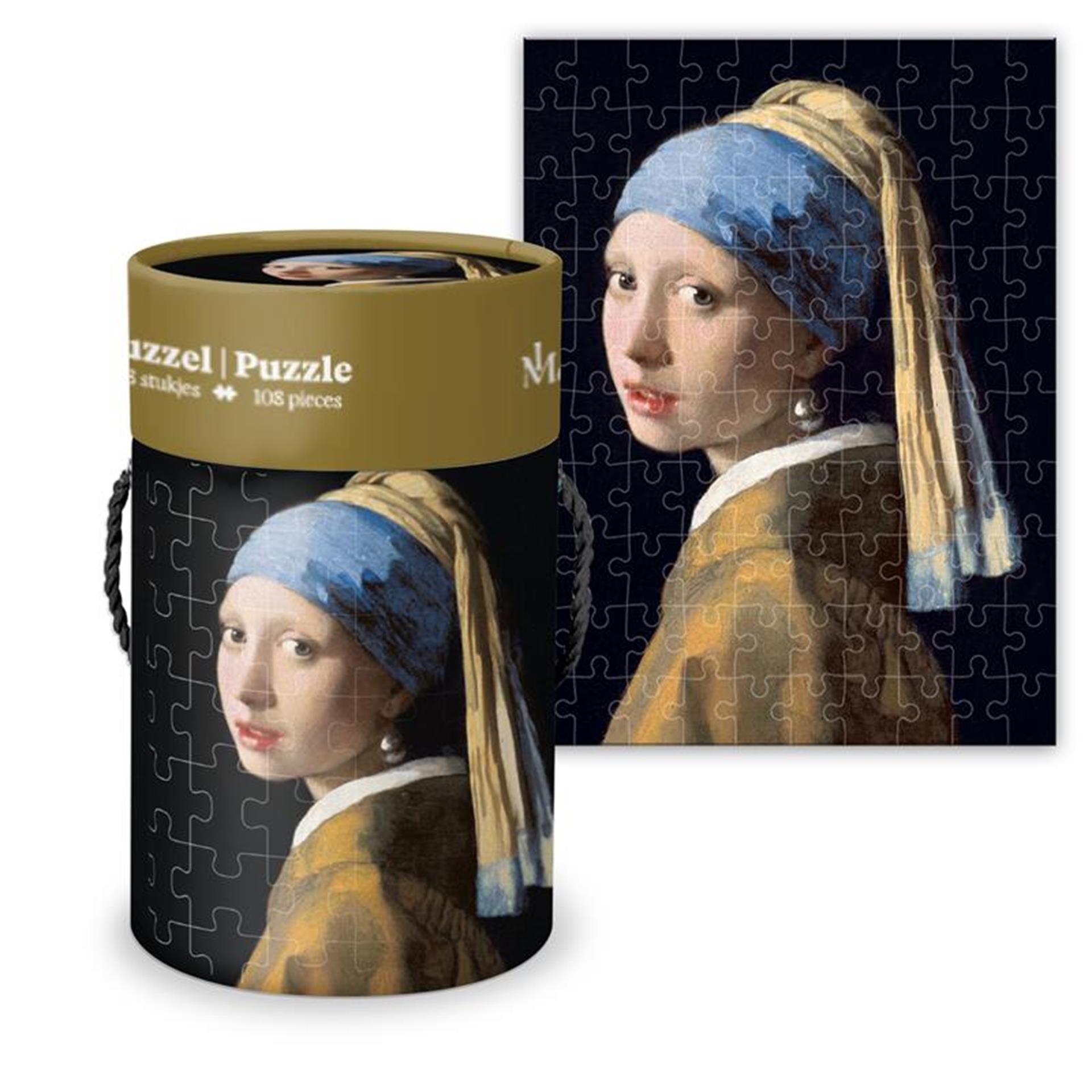 Puzzle Mädchen mit der Perle 108 Teile