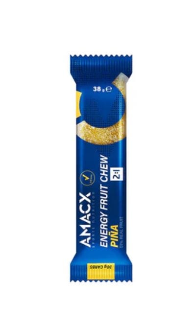 Amacx Energieriegel Energie-Fruchtkauen 12x38gr Piña