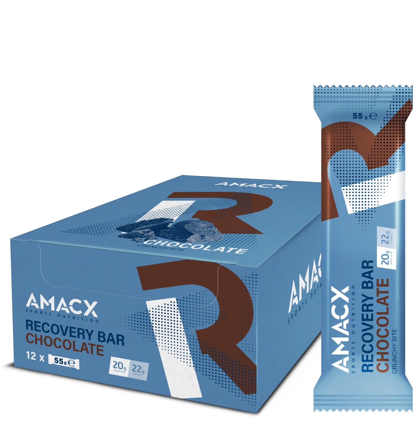 Amacx Energieriegel Erholungsriegel Schokolade 12x55gr