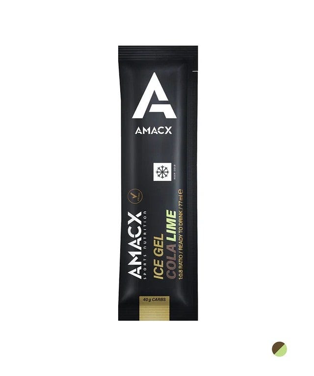 Amacx Energy Gel Turbo Ice 2:1 40gr Kohlenhydrate Cola Limette 77ml