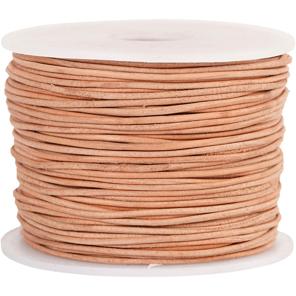 Kreativunternehmen Lernkabel, Dicke 1 mm, Beige, 50 m 1 Roll