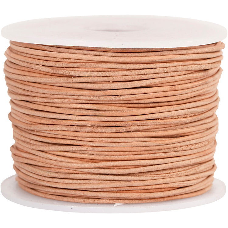 Kreativunternehmen Lernkabel, Dicke 1 mm, Beige, 50 m 1 Roll