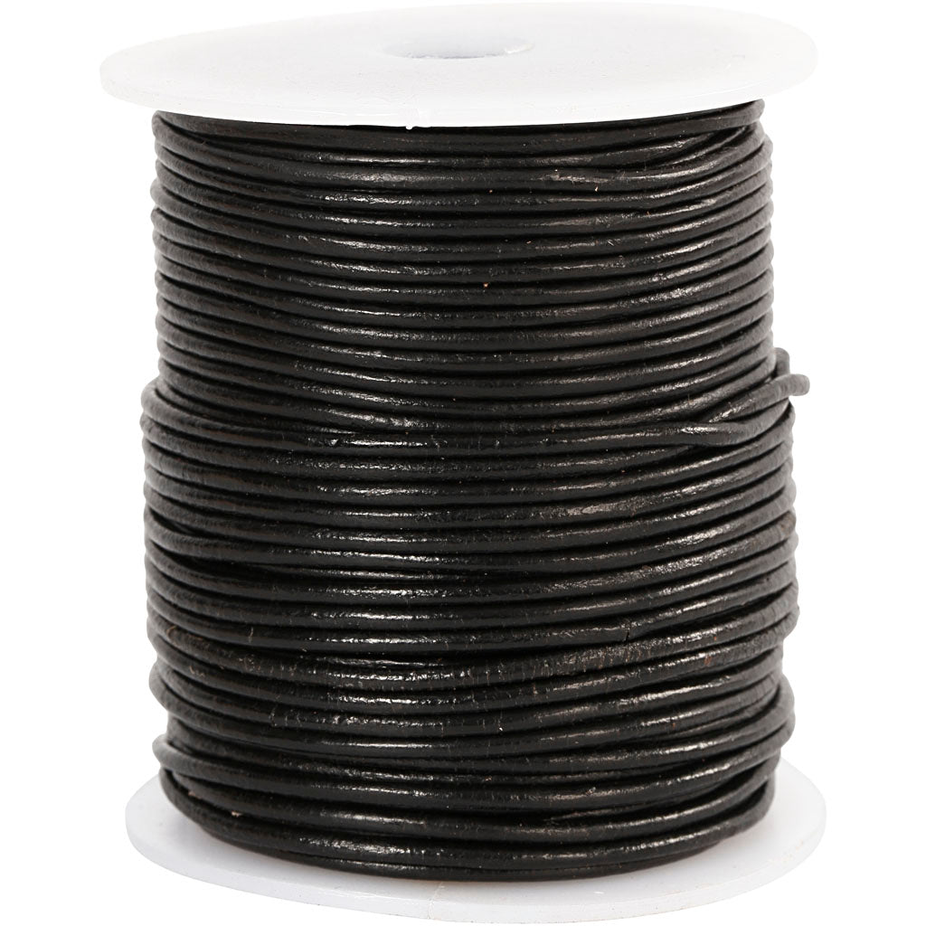 Kreativunternehmen Lernkabel, Dicke 2 mm, schwarz, 50 m 1 Roll