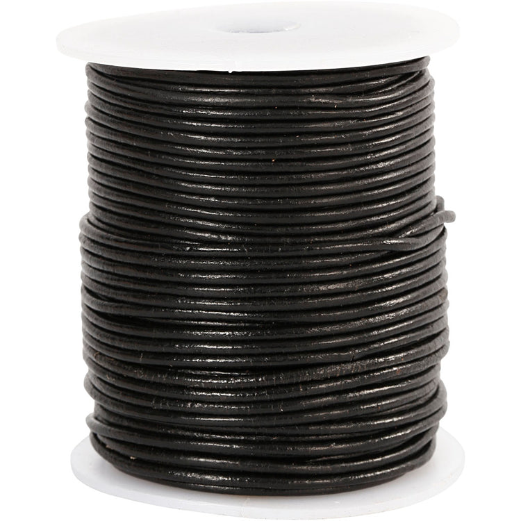 Kreativunternehmen Lernkabel, Dicke 2 mm, schwarz, 50 m 1 Roll
