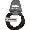Creativ Company Lederband, Stärke 2 mm, schwarz, 4 m 1 Rolle