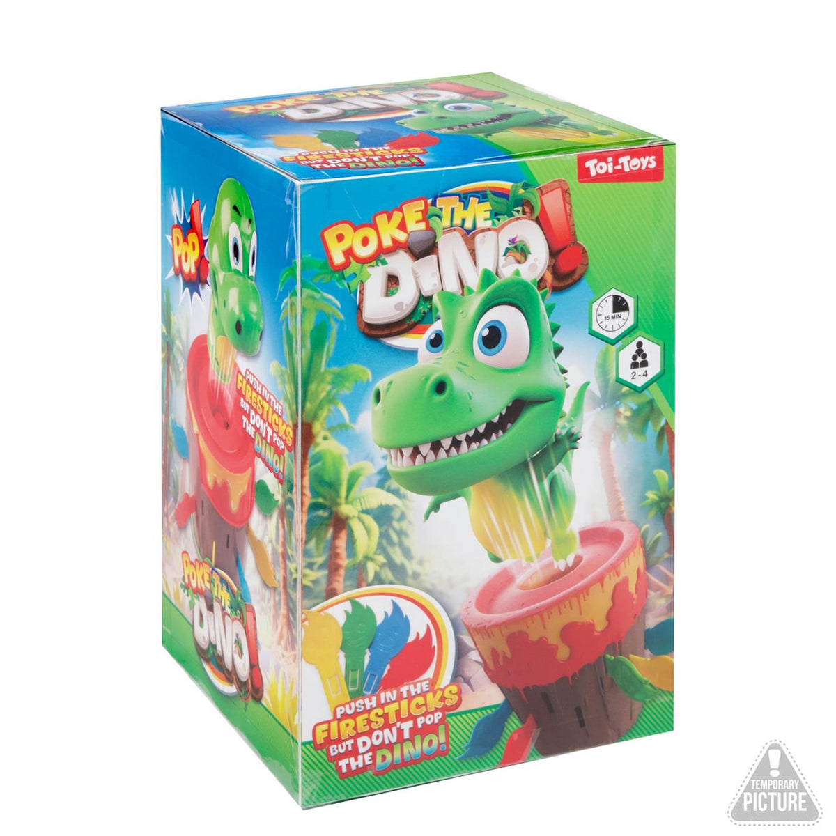 Toi-Toys-Spiel durchbohrt den Dino-Vulkan