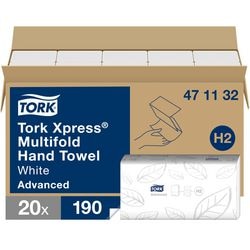 Papierhandtücher Tork H2 Xpress Advanced 2-lagig weiß